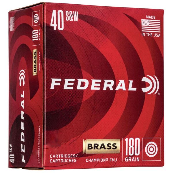 Federal Champion .40 S&W 180gr FMJ 400ct
