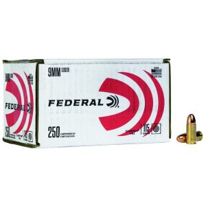 Federal Champion Training 9mm Luger 115 gr FMJ 250ct