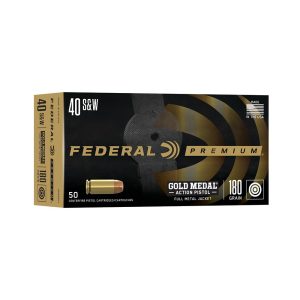 Federal Gold Medal .40 S&W 180gr FMJ 50ct