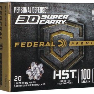Federal Personal Defense HST .30 SC 100 gr JHP 20ct