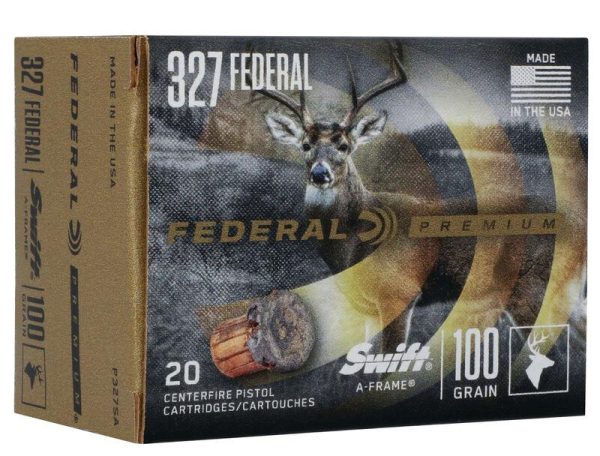 Federal Swift A-Frame .327 Fed Mag 100gr JHP 20ct