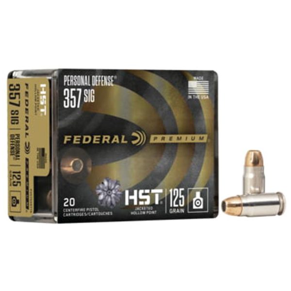 Federal Personal Defense Handgun Ammunition .357 Mag 154 gr JHP 1360 fps 20-ct