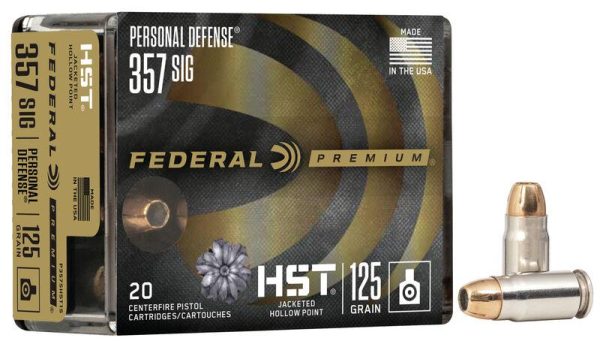 Federal Personal Defense HST .357 Sig 125 gr JHP 20ct