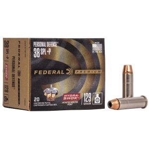 Federal Premium Personal Defense .38 Spl (+P) 129 gr JHP 20ct