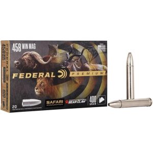 Federal Premium Cape-Shok Rifle Ammunition .458 Win Mag 400 gr TBBC 2250 fps - 20-ct