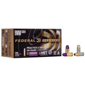 Federal Practice & Defend HST-Syntech Combo 9mm Luger 147 gr 100ct