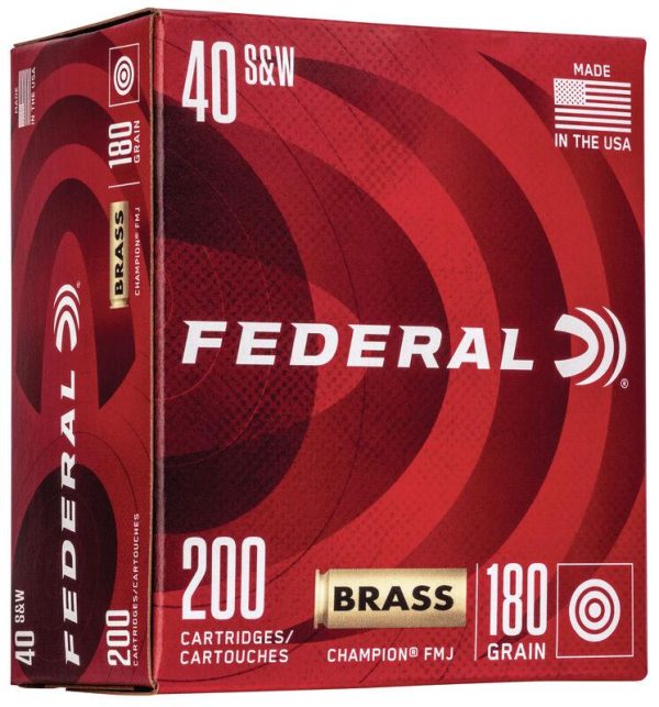 Federal Champion Training .40 S&W 115gr FMJ 200ct