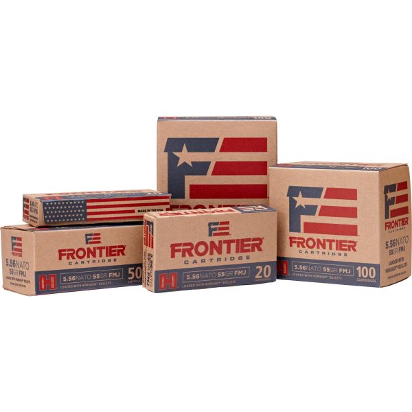 Hornady Frontier XM193 Oriented Rifle Ammunition 5.56mm 55gr FMJ 3240 fps 150-ct