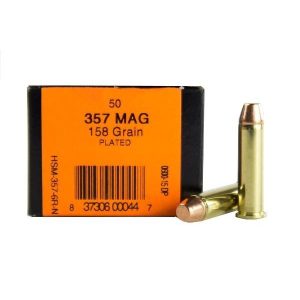 HSM Training .357 Mag 158gr Plated FP 50ct