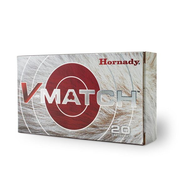 Hornady V-Match Rifle Ammunition .22 ARC 62gr ELD-VT 20-ct