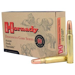 Hornady Dangerous Game Series Rifle Ammunition .416 Ruger 400 gr DGS 2415 fps - 20-box