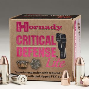 Hornady Critical Defense Lite 9mm Luger 100 gr FTX 25ct