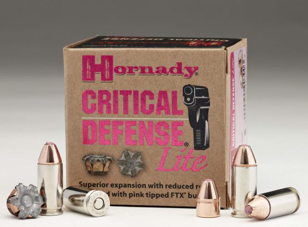 Hornady Critical Defense Lite 9mm Luger 100 gr FTX 25ct