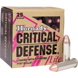 Hornady Critical Defense Lite .38 Spl 90 gr FTX 25ct
