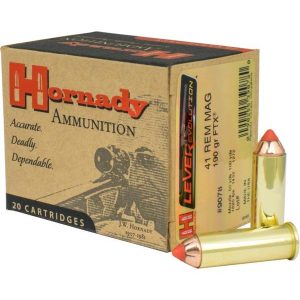 Hornady LEVERevolution .41 Mag 190 gr FTX 20ct