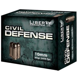 Liberty Civil Defense 10mm Auto 60 gr SCHP 20ct