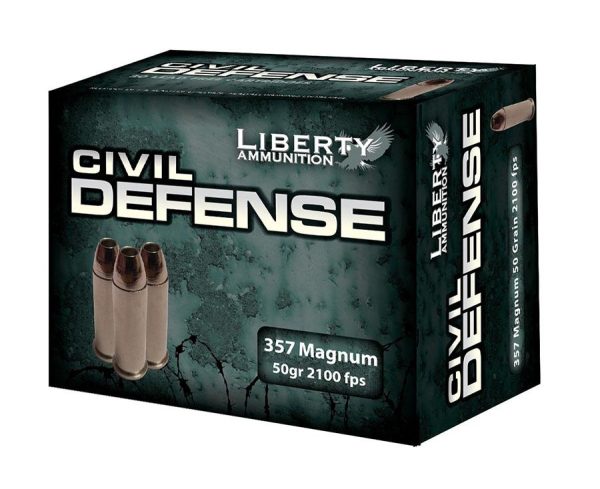Liberty Civil Defense .357 Mag 50 gr SCHP 20ct