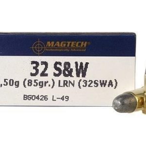 MagTech Handgun Ammunition .32 S&W 85 gr LRN 680 fps 50-box