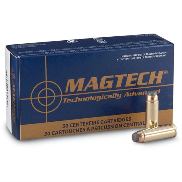 MagTech Handgun Ammunition .357 Mag 158 gr SJHP 1235 fps 50-Box