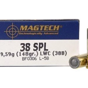 MagTech .38 Spl 148 gr LWC 50ct