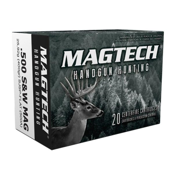 MagTech .500 S&W 400 gr JSP 20ct
