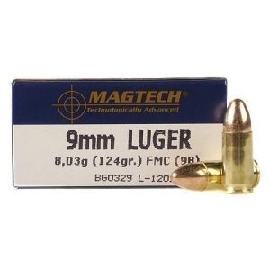 MagTech 9mm Luger 124 gr FMJ 50ct