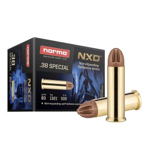 Norma NXD Handgun Ammunition .38 Spl 80gr NXD 20-ct