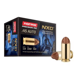 Norma NXD .45 Auto 118gr NXD 20ct