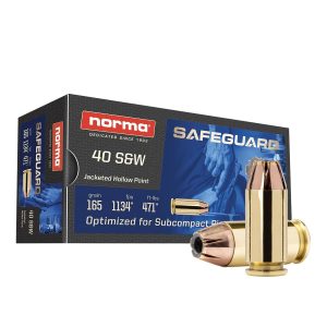 Norma Safeguard .40 S&W 165gr JHP 50ct
