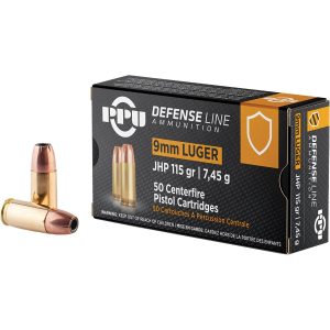 PRIVI 9mm Luger JHP 115GR 50CT