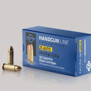 PPU .25 ACP 50 gr FMJ 50ct