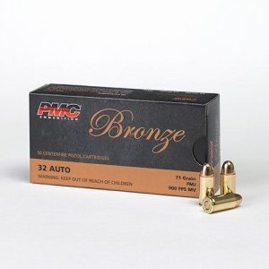 PMC Bronze .32 ACP 71 gr. FMJ 50ct
