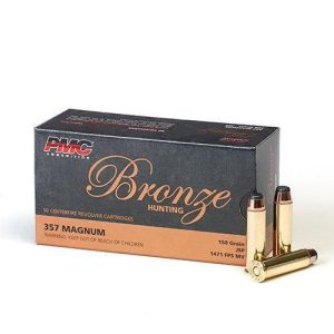 PMC Bronze Handgun Ammunition .357 Mag 158 gr JSP 1471 fps 50-ct