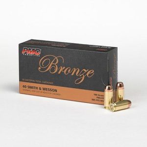 PMC Bronze .40 S&W Handgun Ammunition 180 gr FMJ 50ct