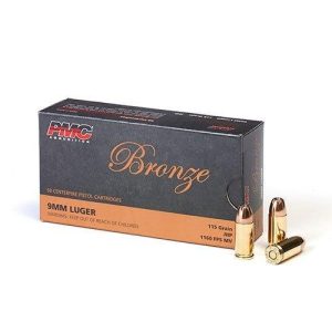 PMC Bronze 9mm Luger 115 gr. JHP 50ct