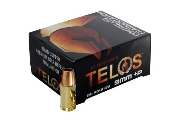 G2 Telos 9mm Luger(+P) 92 gr Frangible 20ct