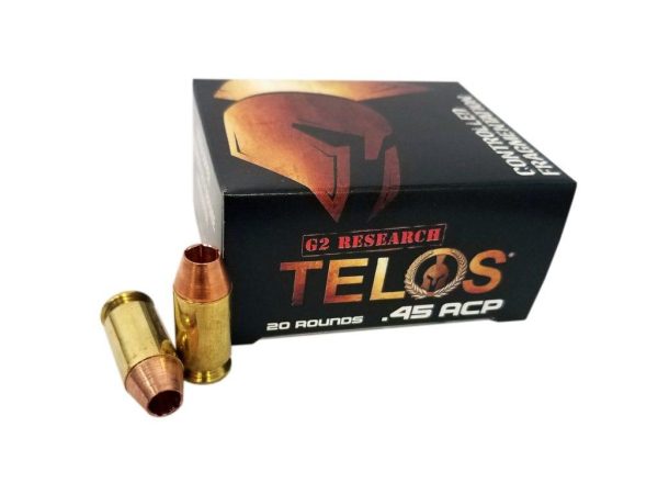 G2 Research TELOS .45 ACP 160 gr HP 20ct
