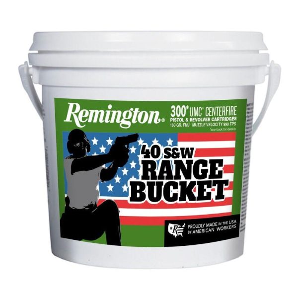 Remington UMC Range Bucket .40 S&W 180 gr FMJ 300ct