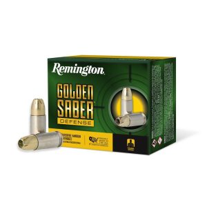 Remington Golden Saber Defense 9mm Luger(+P) 124gr BJHP 20ct