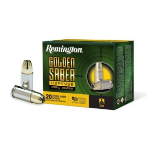 Remington Golden Saber Defense Compact 9mm Luger 124gr BJHP 20ct