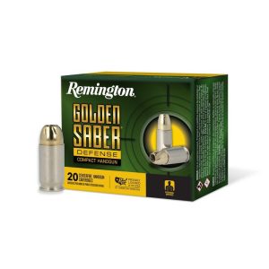 Remington Golden Saber Defense Compact .380 Auto 102gr BJHP 20ct