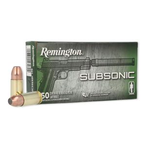 Remington Subsonic 9mm Luger 147gr FNEB 50ct