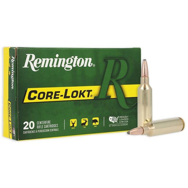Remington Core-Lokt Rifle Ammunition .270 WSM 130 gr PSP 3285 fps 20-ct