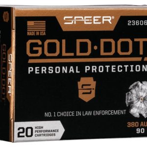 Speer Gold Dot .380 ACP 90 gr HP 20ct