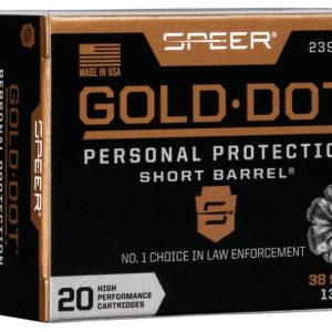 Speer Gold Dot Short Barrel .38 Spl (+P) 135 gr HP 20ct