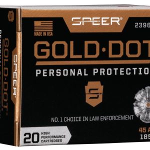 Speer Gold Dot .45 ACP 185 gr HP 20ct