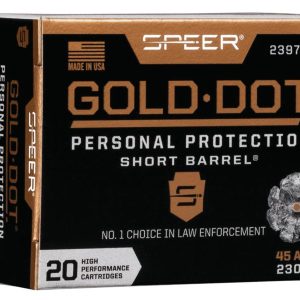 Speer Gold Dot Short Barrel .45 ACP 230 gr HP 20ct
