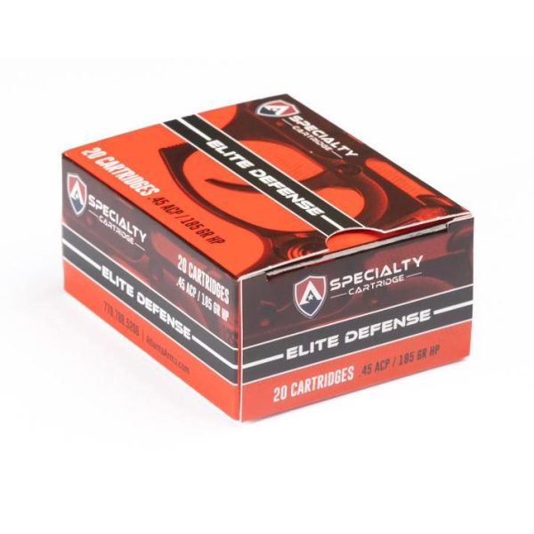 Atlanta Arms Elite Defense .45 Auto 185gr JHP 20ct