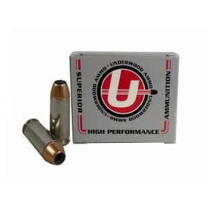 Underwood Ammo Sporting Hollow Point Handgun Ammunition 10mm Auto 135gr JHP 1600 fps 20-ct