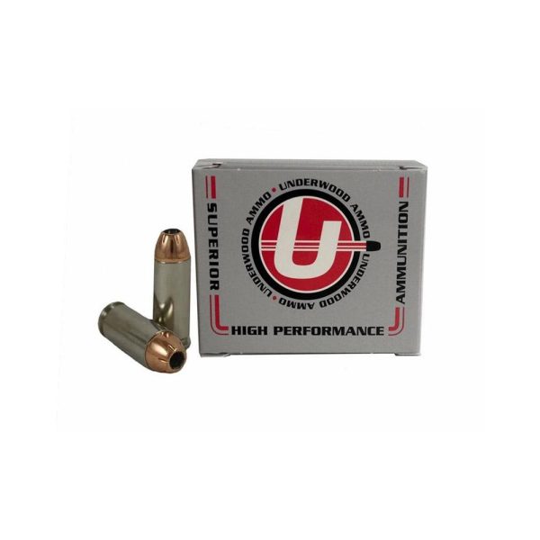 Underwood Ammo XTP Jacketed Hollow Handgun Ammunition 10mm Auto 155gr JHP 1500 fps 20-ct